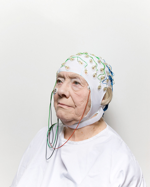 Woman with Wire Cap 2